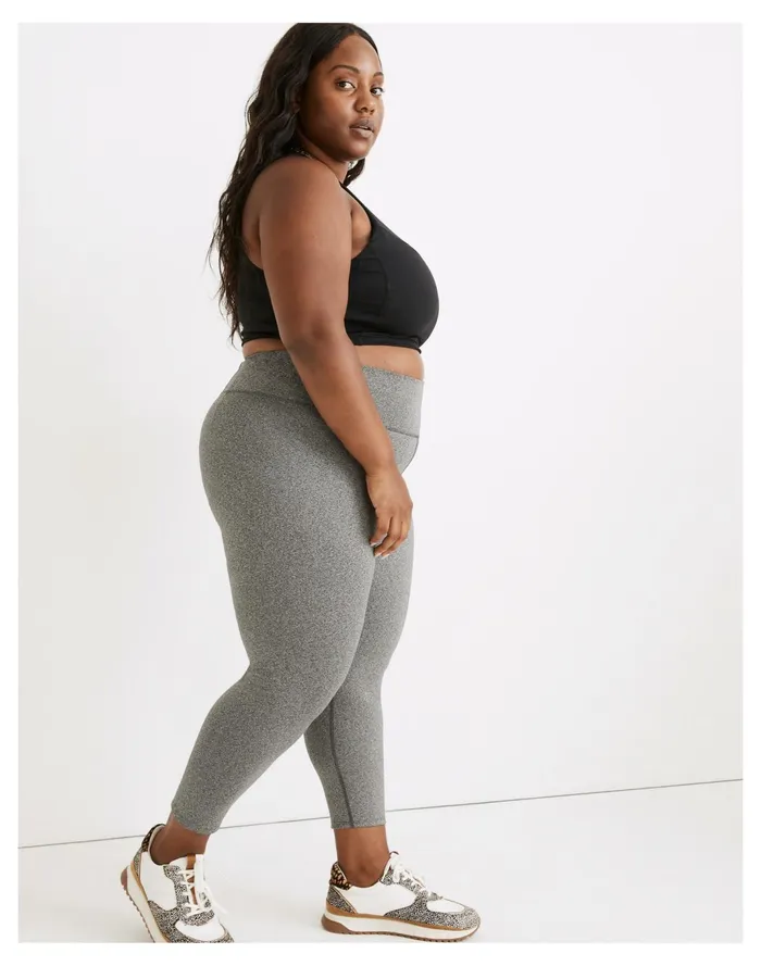 Women Plus Curvy MWL Form High Rise 25034 Leggings In Heathered Charcoal Hthr Charcoal Madewell Activewear Women Plus Curvy MWL Form High Rise 25034 Leggings In Heathered Charcoal Hthr Charcoal Madewell Activewear