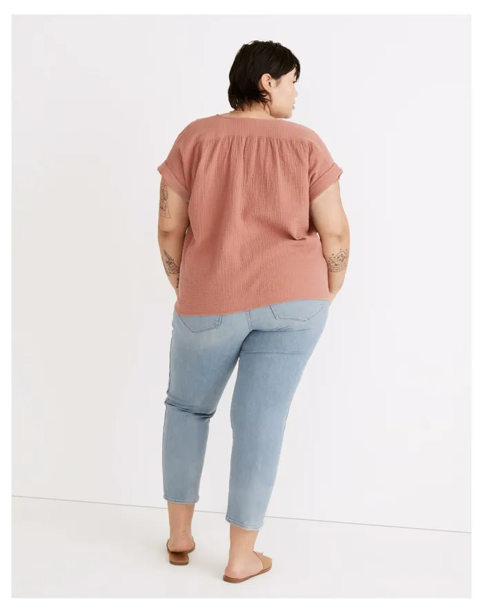 Women Plus Lightspun Westing Shirt Vintage Quartz Madewell Tops and Shirts Women Plus Lightspun Westing Shirt Vintage Quartz Madewell Tops and Shirts