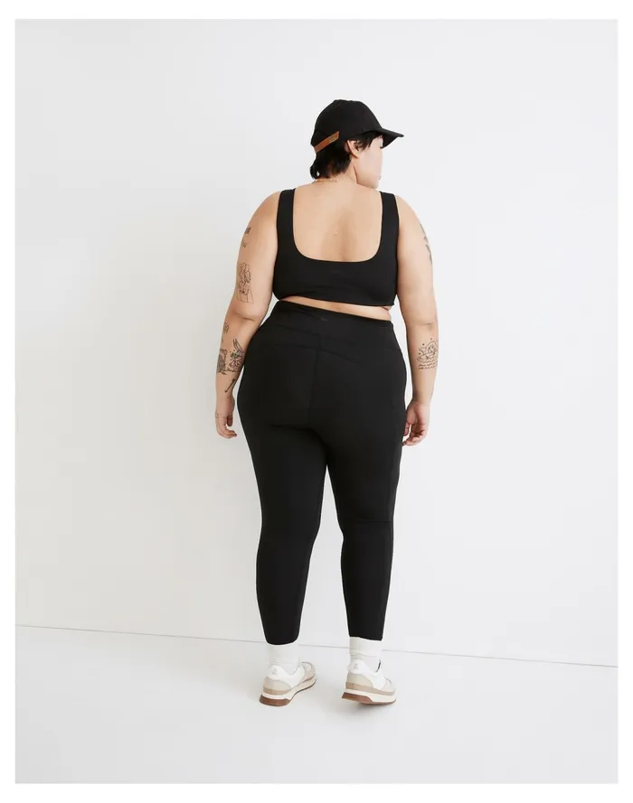 Women Plus MWL Flex High Rise 25034 Leggings True Black Madewell Activewear Women Plus MWL Flex High Rise 25034 Leggings True Black Madewell Activewear