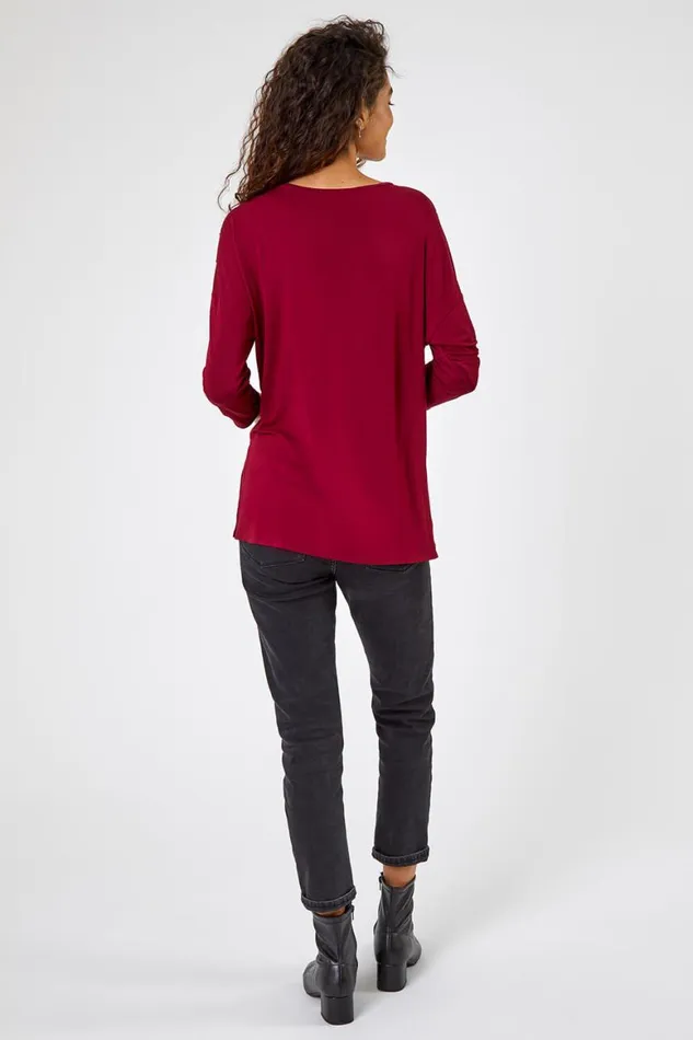 Women Port Metallic Firework Stretch Top Roman Tops