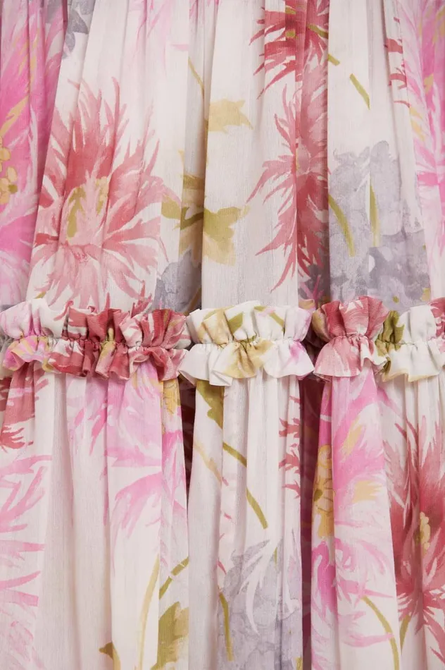 Women Printed Dresses Needle and Thread Hummingbird Chiffon Smocked Micro Mini Dress Multi Women Printed Dresses Needle and Thread Hummingbird Chiffon Smocked Micro Mini Dress Multi