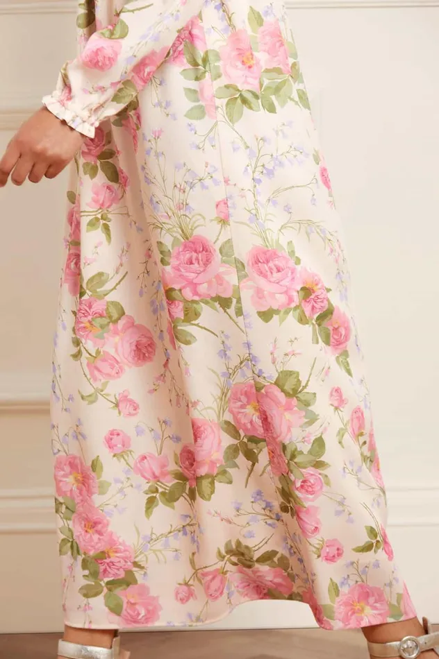 Women Printed Dresses Needle and Thread Rose Bluebell Ankle Dress Multi