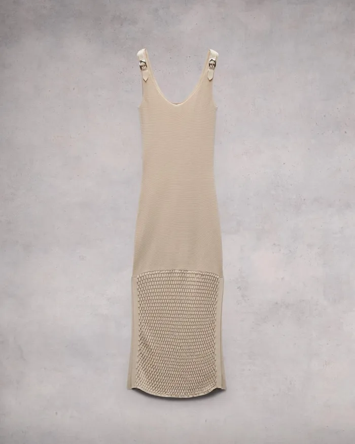 Women Rag and Bone Dresses and Skirts Georgia Cotton Nylon Dress Beige Women Rag and Bone Dresses and Skirts Georgia Cotton Nylon Dress Beige