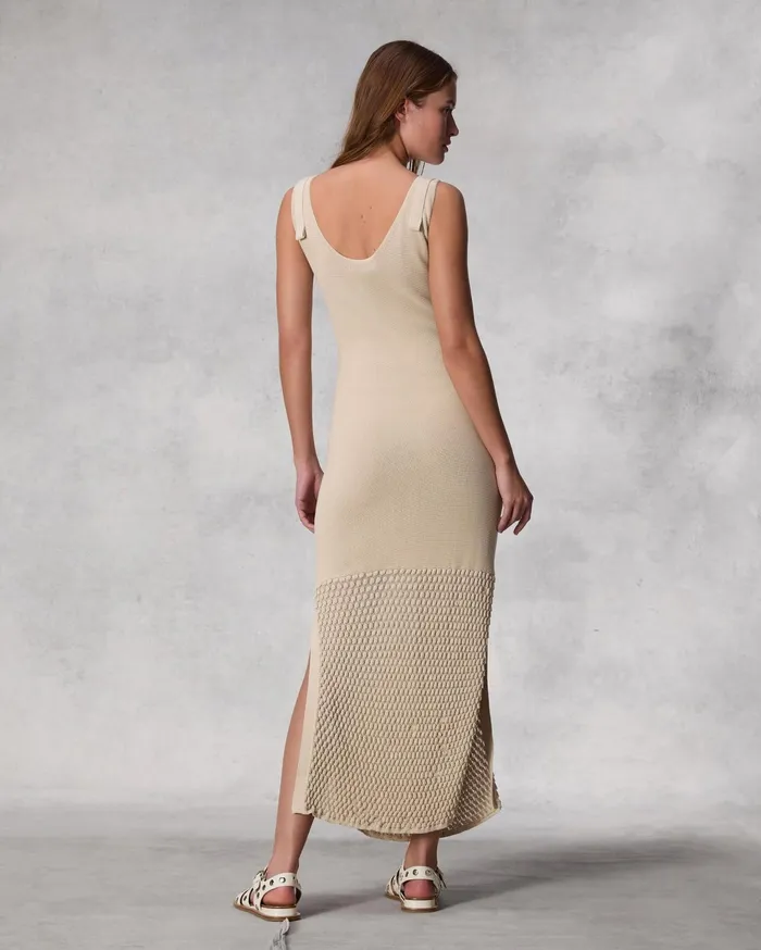 Women Rag and Bone Dresses and Skirts Georgia Cotton Nylon Dress Beige Women Rag and Bone Dresses and Skirts Georgia Cotton Nylon Dress Beige