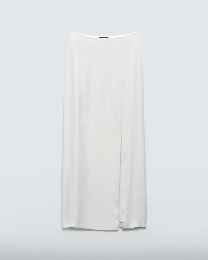 Women Rag and Bone Dresses and Skirts Ilana Silk Skirt Ivory Women Rag and Bone Dresses and Skirts Ilana Silk Skirt Ivory