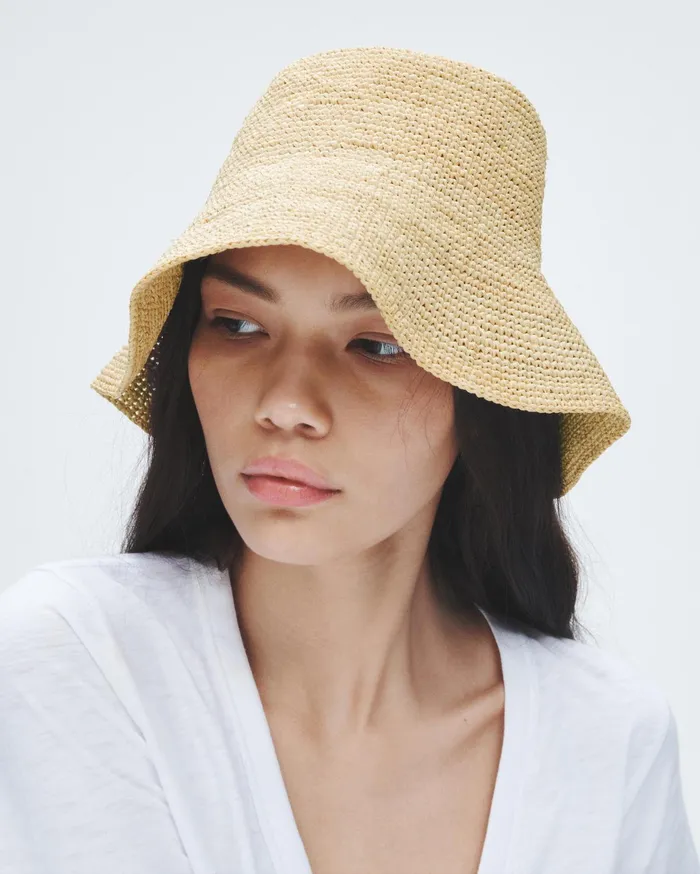 Women Rag and Bone Hats Jade Rollable Hat Natural Women Rag and Bone Hats Jade Rollable Hat Natural