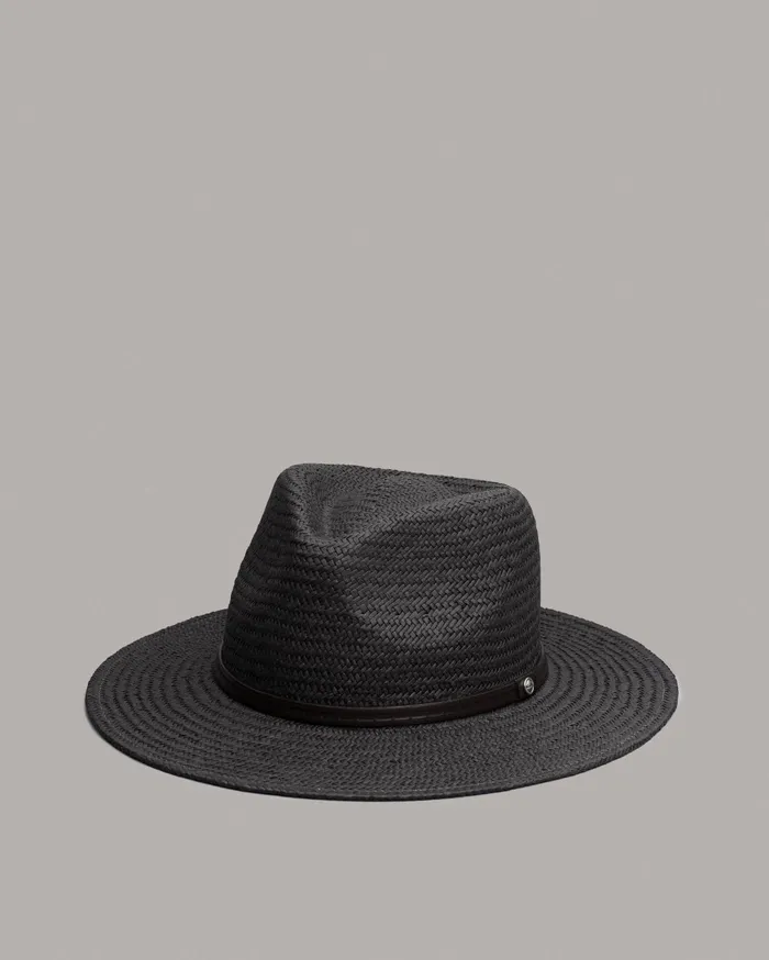 Women Rag and Bone Hats Packable Fedora Black