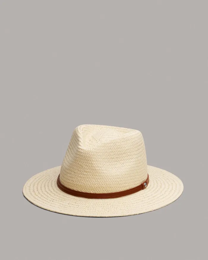 Women Rag and Bone Hats Packable Fedora Natural