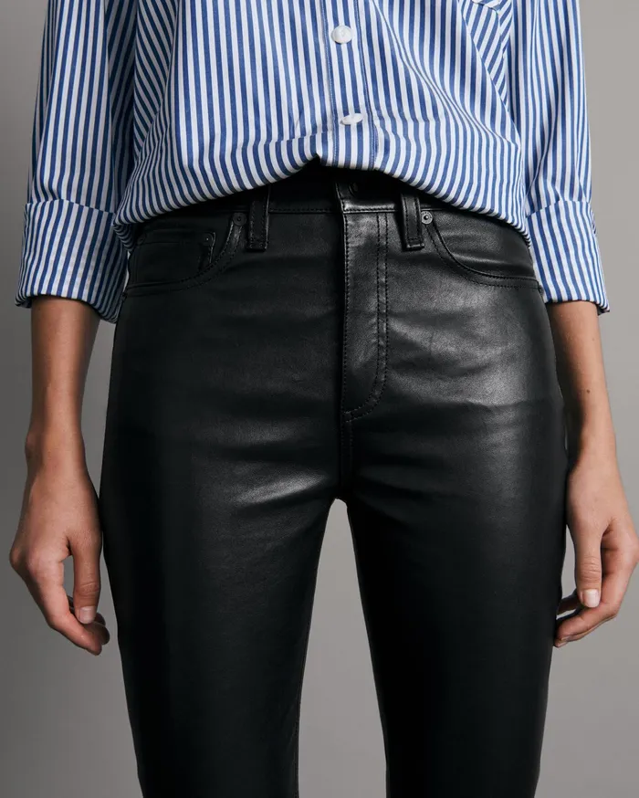 Women Rag and Bone Pants Nina High Black Women Rag and Bone Pants Nina High Black
