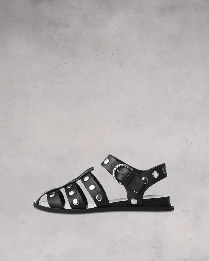 Women Rag and Bone Sandals Beau Fisherman Sandal Black
