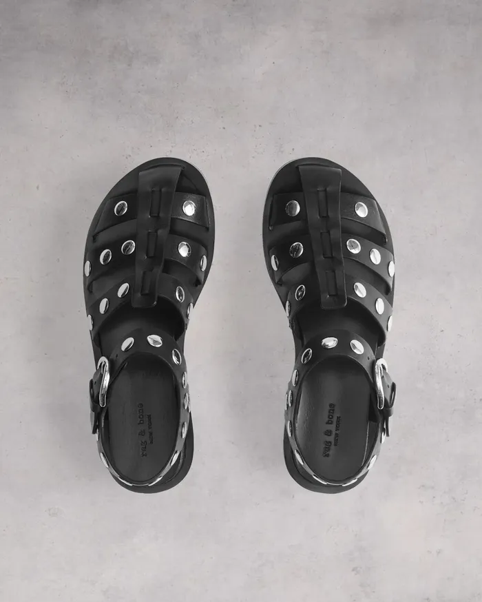 Women Rag and Bone Sandals Beau Fisherman Sandal Black Women Rag and Bone Sandals Beau Fisherman Sandal Black