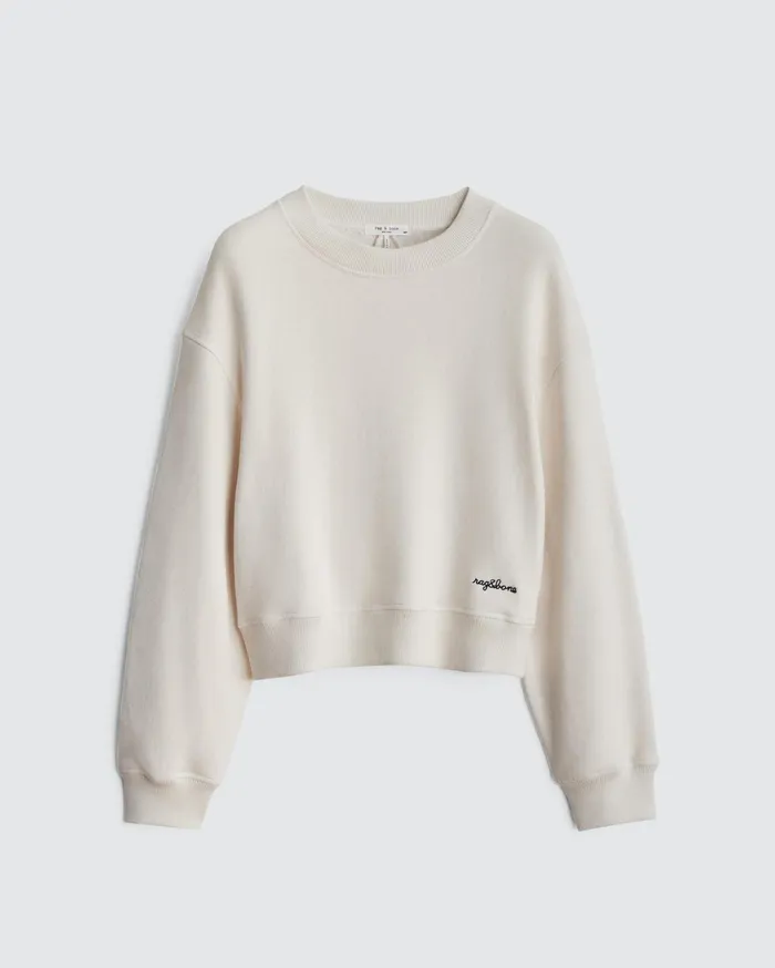 Women Rag and Bone Sweatshirts Vintage Terry Sweatshirt Off Wht Women Rag and Bone Sweatshirts Vintage Terry Sweatshirt Off Wht