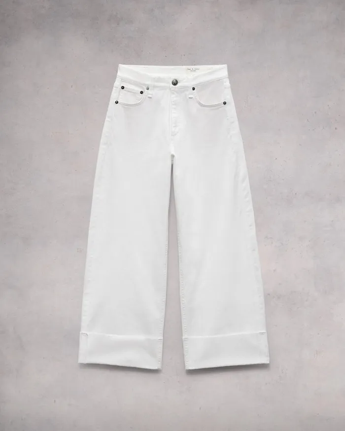 Women Rag and Bone WideLeg Andi Ankle Wide White Women Rag and Bone WideLeg Andi Ankle Wide White