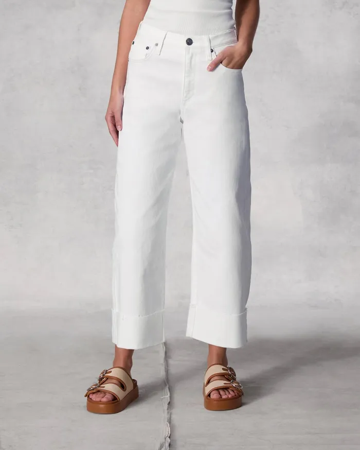 Women Rag and Bone WideLeg Andi Ankle Wide White Women Rag and Bone WideLeg Andi Ankle Wide White
