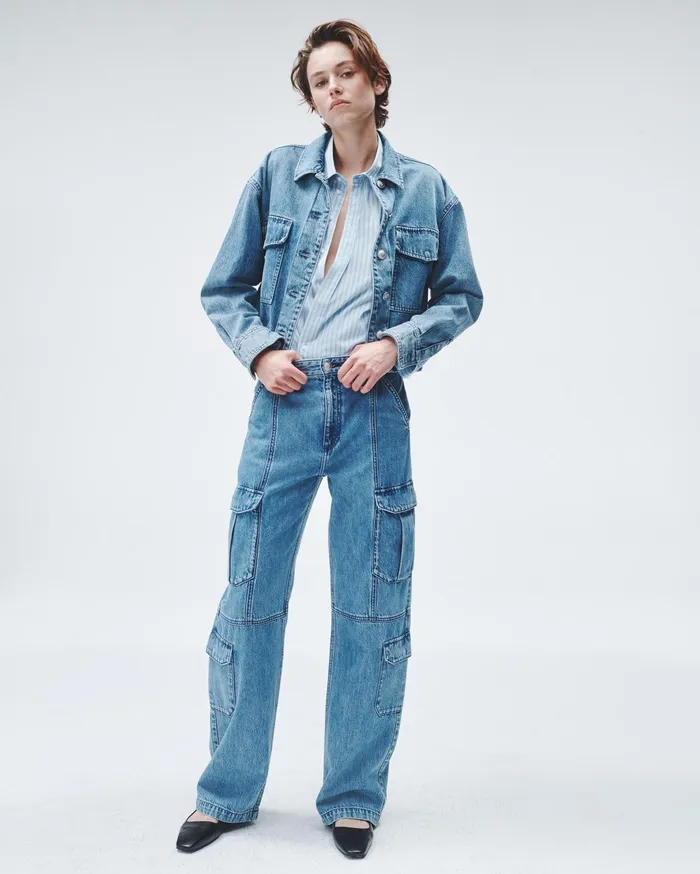 Women Rag and Bone WideLeg Featherweight Cailyn Cargo Vicky