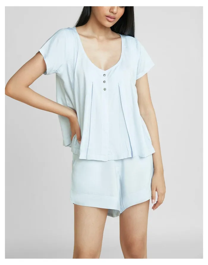 Women Reistor A Dreamy Escape Set Light Blue Madewell Pajamas