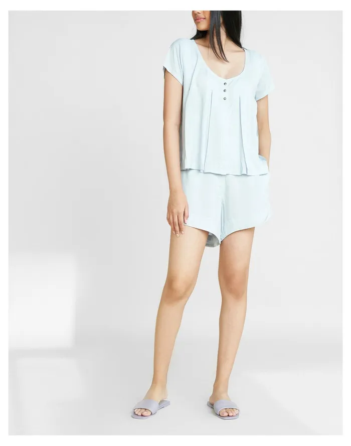 Women Reistor A Dreamy Escape Set Light Blue Madewell Pajamas Women Reistor A Dreamy Escape Set Light Blue Madewell Pajamas