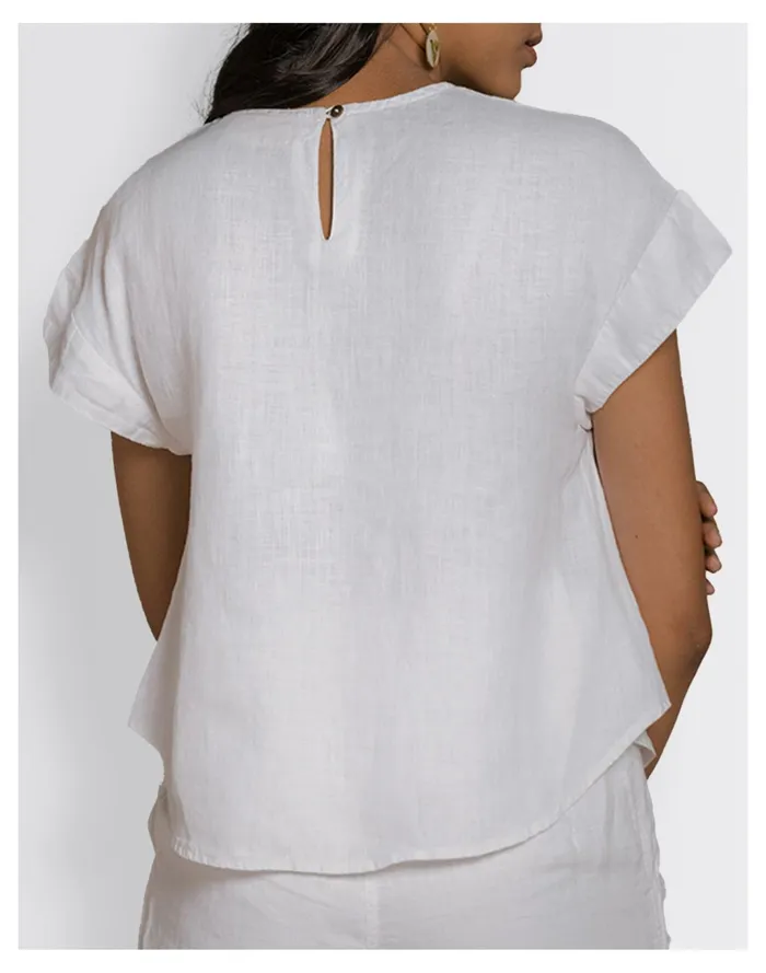 Women Reistor Hemp Sandcastle Saturdays Top White Madewell Tops and Shirts Women Reistor Hemp Sandcastle Saturdays Top White Madewell Tops and Shirts