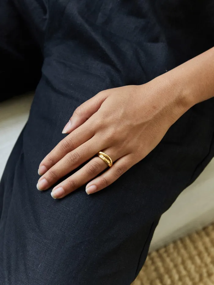 Women Released From Love 8211 Classic Band In Gold Vermeil The UNDONE Rings