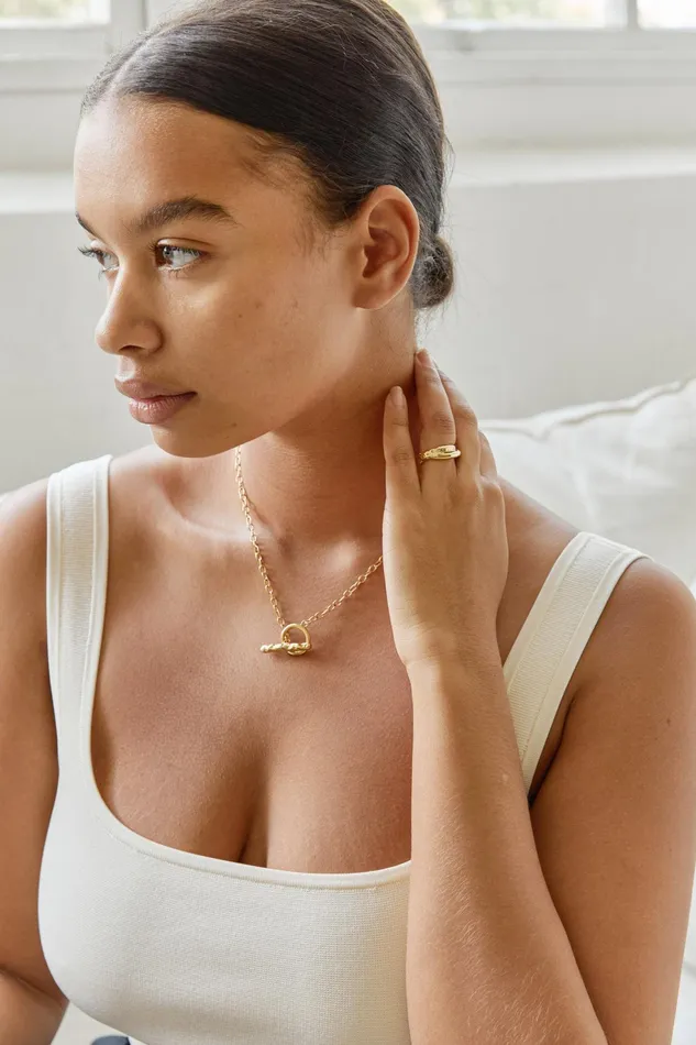 Women Released From Love 8211 Classic Band In Gold Vermeil The UNDONE Rings