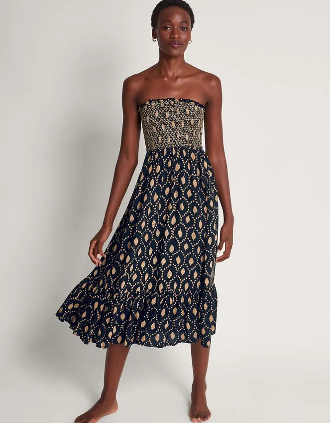 Women Rhea Batik Dye Dress Black Monsoon Dresses