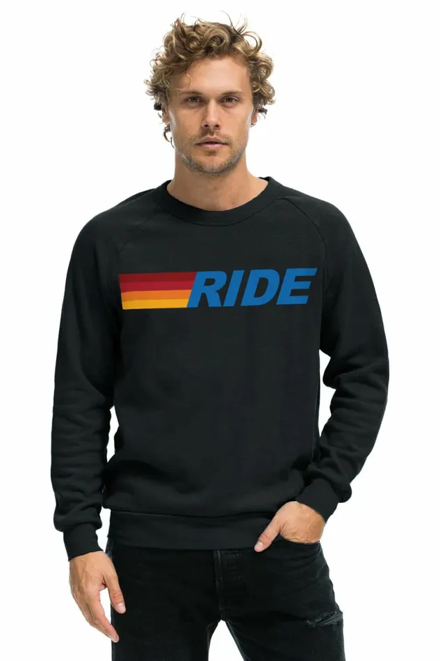 Women RIDE LOGO CREW SWEATSHIRT 8211 CHARCOAL Aviator Nation UnisexCrewSweatshirt Women RIDE LOGO CREW SWEATSHIRT 8211 CHARCOAL Aviator Nation UnisexCrewSweatshirt