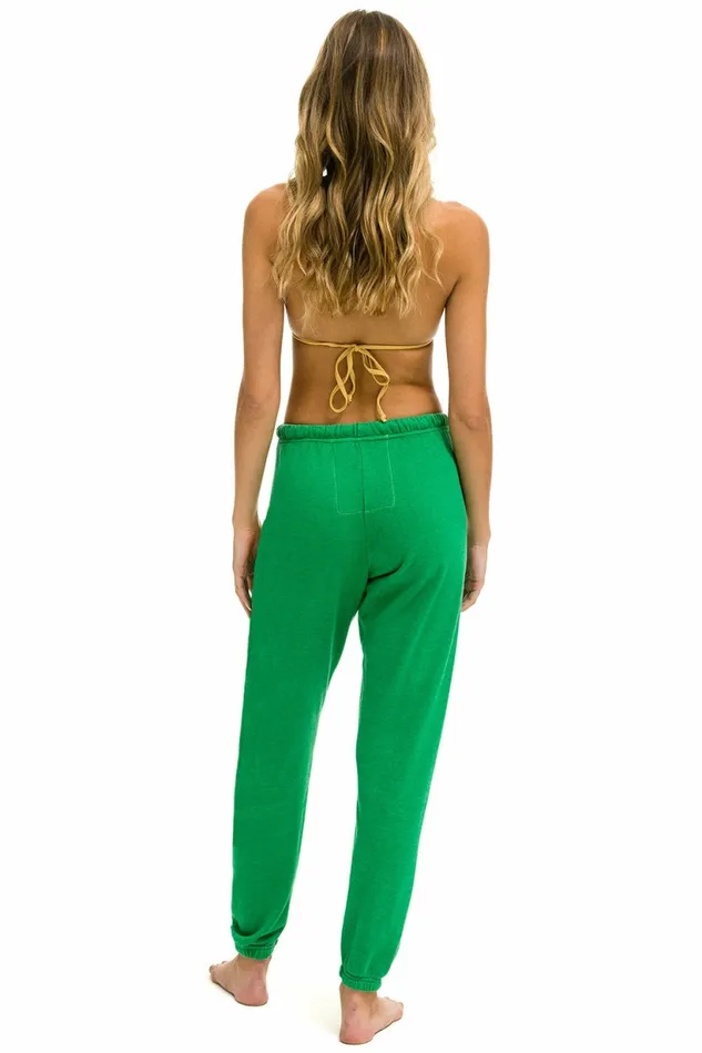 Women RIDE LOGO SWEATPANTS 8211 KELLY GREEN Aviator Nation Sweatpants Women RIDE LOGO SWEATPANTS 8211 KELLY GREEN Aviator Nation Sweatpants