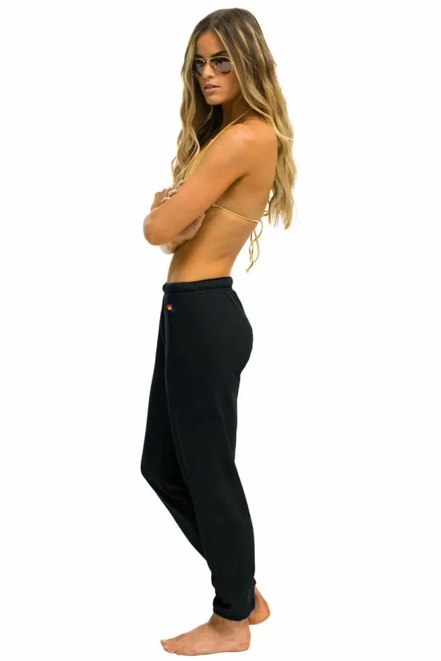 Women RIDE LOGO WHITE SWEATPANTS 8211 CHARCOAL Aviator Nation Sweatpants Women RIDE LOGO WHITE SWEATPANTS 8211 CHARCOAL Aviator Nation Sweatpants