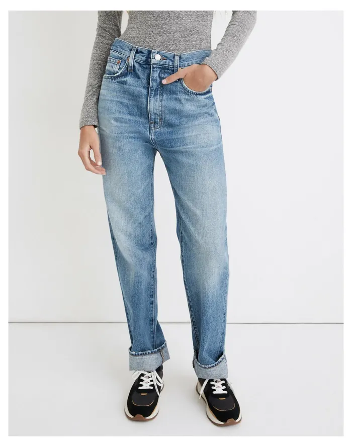 Women Rivet and Thread Selvedge High Rise Straight Full Length Jeans In Maxdale Wash Maxdale Wash Madewell Jeans Women Rivet and Thread Selvedge High Rise Straight Full Length Jeans In Maxdale Wash Maxdale Wash Madewell Jeans
