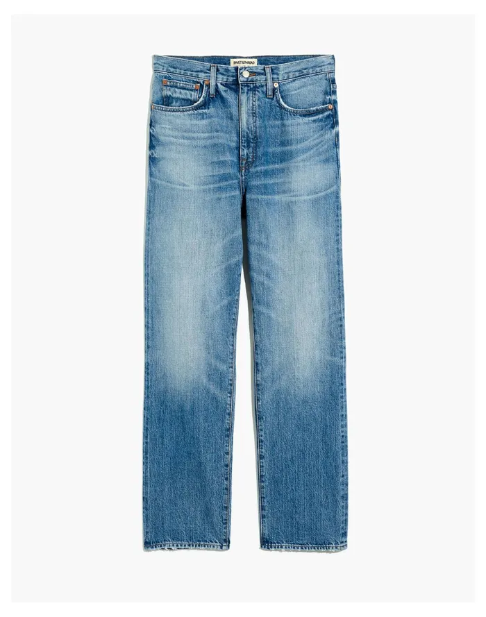 Women Rivet and Thread Selvedge High Rise Straight Full Length Jeans In Maxdale Wash Maxdale Wash Madewell Jeans Women Rivet and Thread Selvedge High Rise Straight Full Length Jeans In Maxdale Wash Maxdale Wash Madewell Jeans