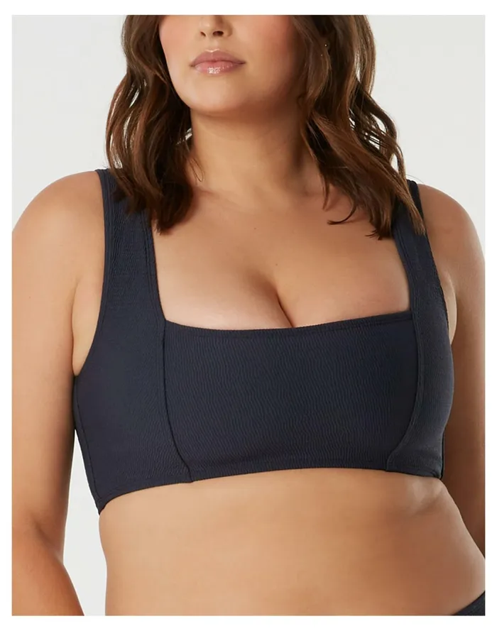 Women SAINT SOMEBODY Walking On A Dream Bikini Top Ink Madewell Swim Women SAINT SOMEBODY Walking On A Dream Bikini Top Ink Madewell Swim