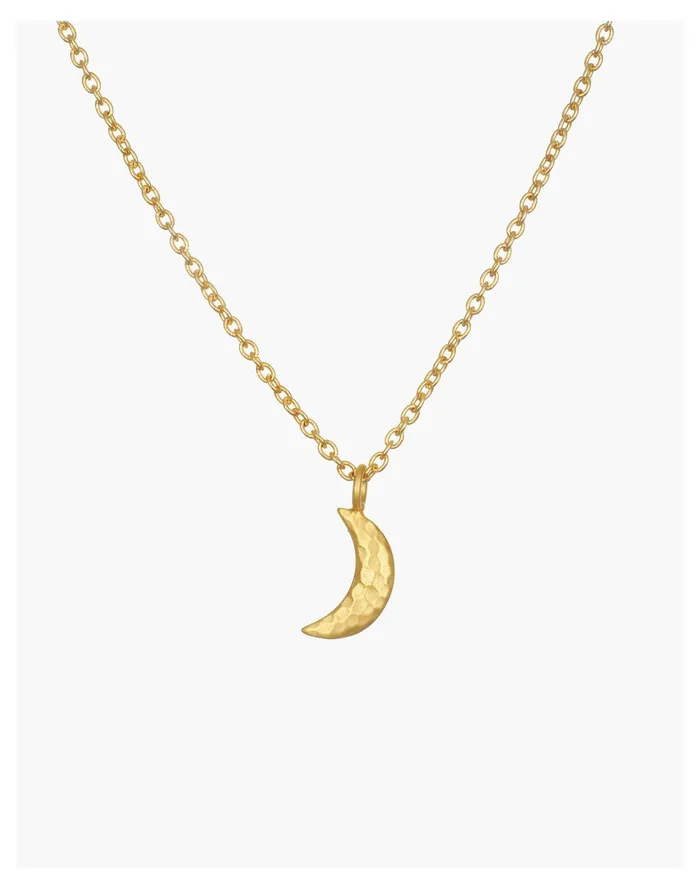 Women Satya Jewelry Bestow Light Crescent Moon Necklace Gold Madewell Necklaces