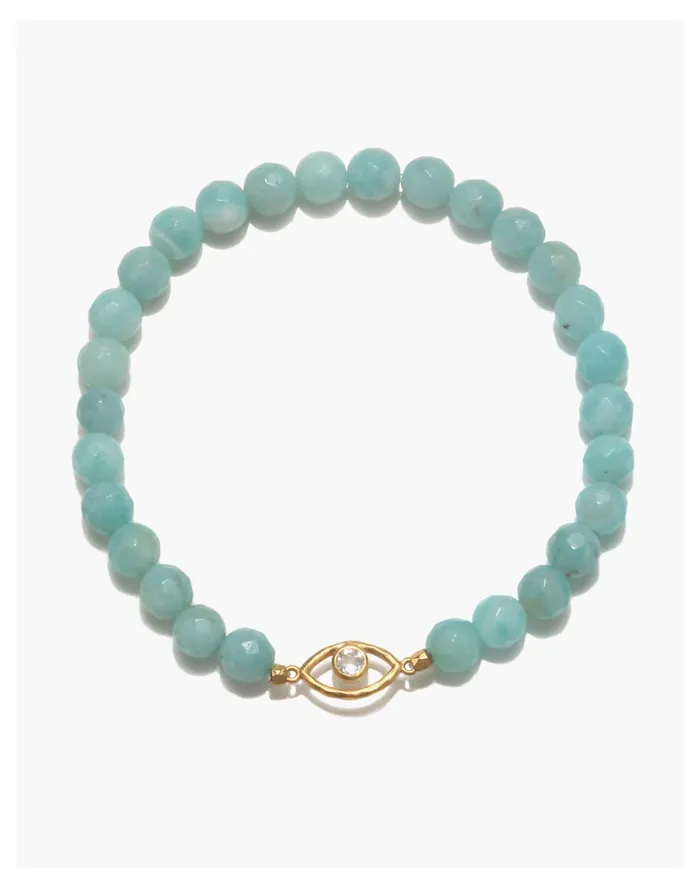 Women Satya Jewelry Empowered Confidence Eye Amazonite Gemstone Bracelet Blue Madewell Bracelets Women Satya Jewelry Empowered Confidence Eye Amazonite Gemstone Bracelet Blue Madewell Bracelets