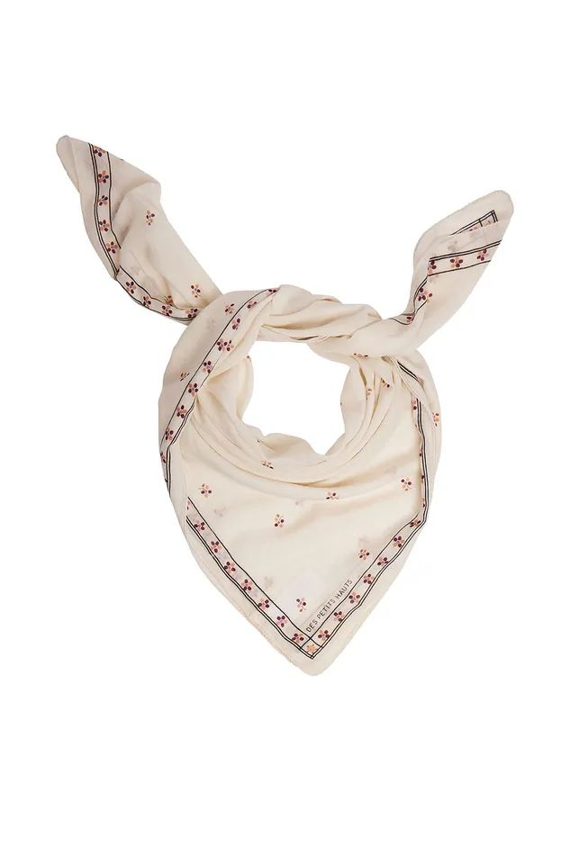 Women Scarf Nute Floro Foulard Coton Multicolore Des Petits Hauts Scarves