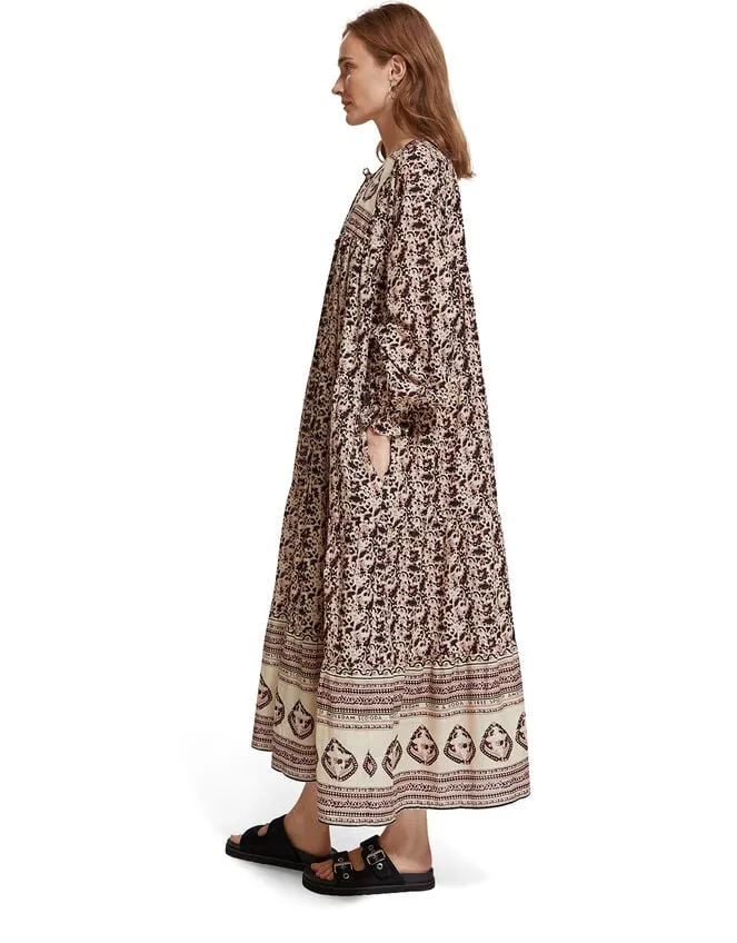 Women Scotch And Soda Print Maxi Dress Multi Monsoon Dresses