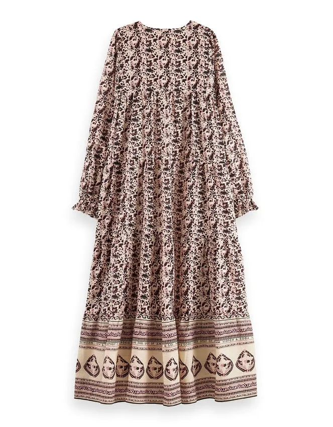 Women Scotch And Soda Print Maxi Dress Multi Monsoon Dresses