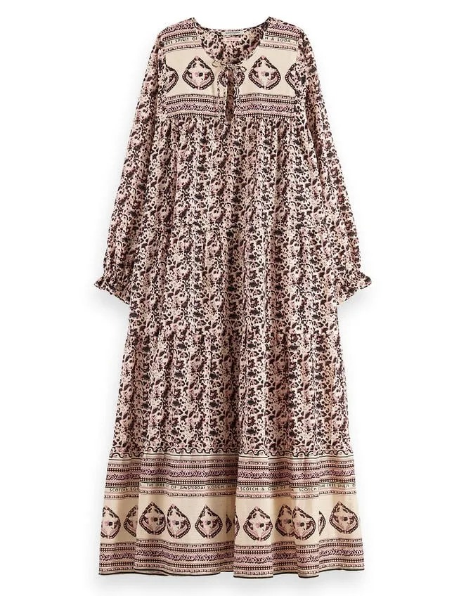 Women Scotch And Soda Print Maxi Dress Multi Monsoon Dresses