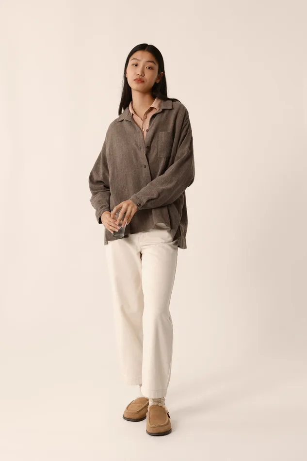 Women Shirt Vanille Taman Chemise Viscose Et Laine Multicolore Des Petits Hauts Blouses Shirts and Tops