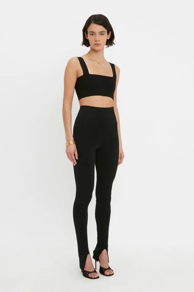 Women Shirts and Tops Victoria Beckham VB Body Strap Bandeau Top In Black