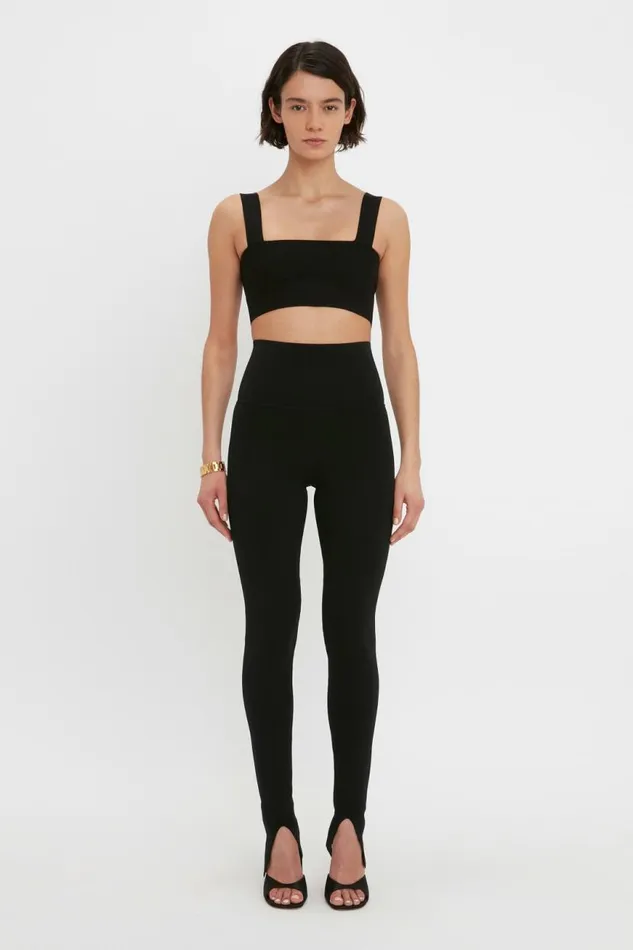 Women Shirts and Tops Victoria Beckham VB Body Strap Bandeau Top In Black