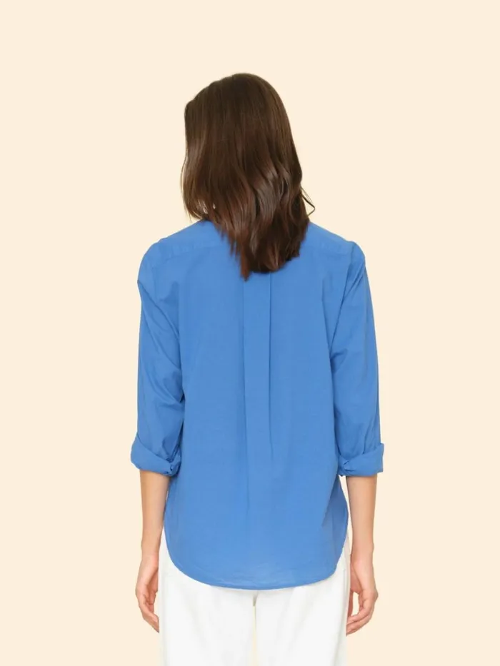 Women Shirts Xirena Deja Vu Blue Quinn Shirt