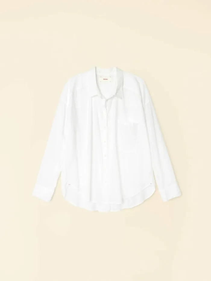Women Shirts Xirena White Jordy Shirt