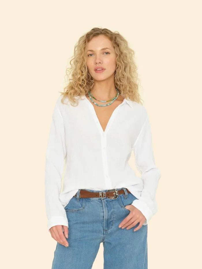 Women Shirts Xirena White Scout Shirt
