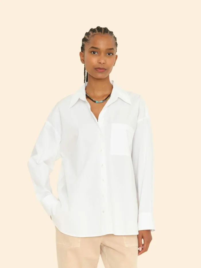 Women Shirts Xirena White Sydney Crisp Shirt