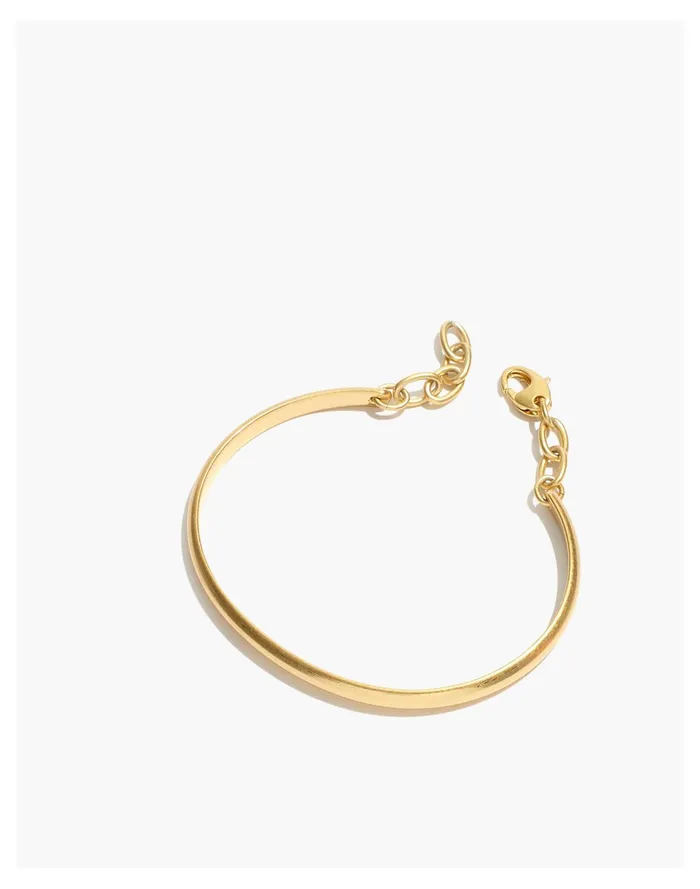 Women Simple Cuff Bracelet Vintage Gold Madewell Bracelets