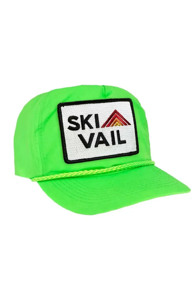 Women SKI VAIL 8211 VINTAGE NYLON TRUCKER HAT Aviator Nation TruckerHats
