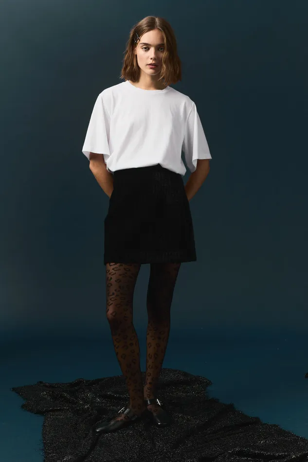 Women Skirt Takou Noir Jupe Courte Matelasse Noire Des Petits Hauts Dresses and Skirts