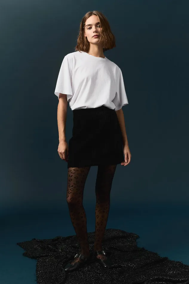 Women Skirt Takou Noir Jupe Courte Matelasse Noire Des Petits Hauts Dresses and Skirts