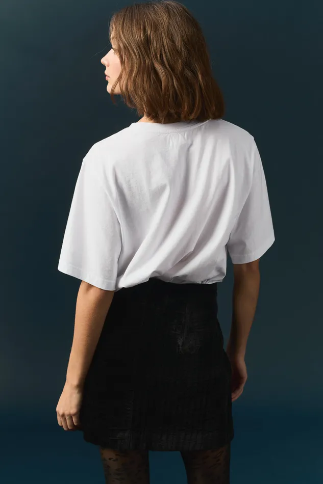 Women Skirt Takou Noir Jupe Courte Matelasse Noire Des Petits Hauts Dresses and Skirts