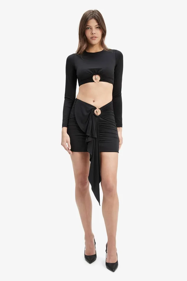 Women Skirts Bardot Neve Mini Skirt In Black Black